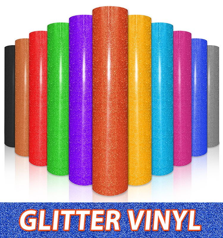 Thunder (Blue) Glitter Pattern - Vinyl Sheet/Roll HTV - Texas
