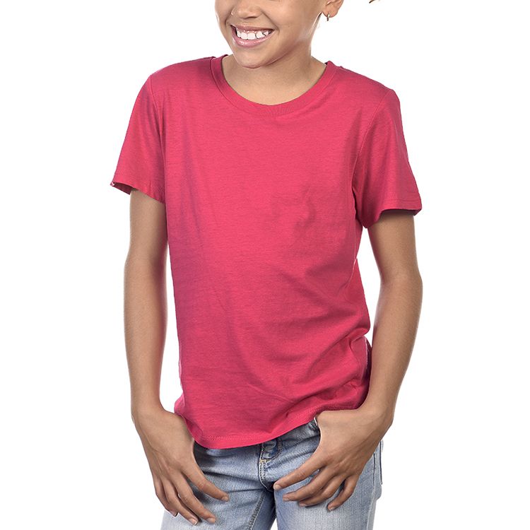 red and pink t shirt
