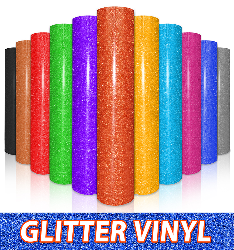  VINYL FROG Glitter HTV Vinyl 10x5ft Heat Transfer